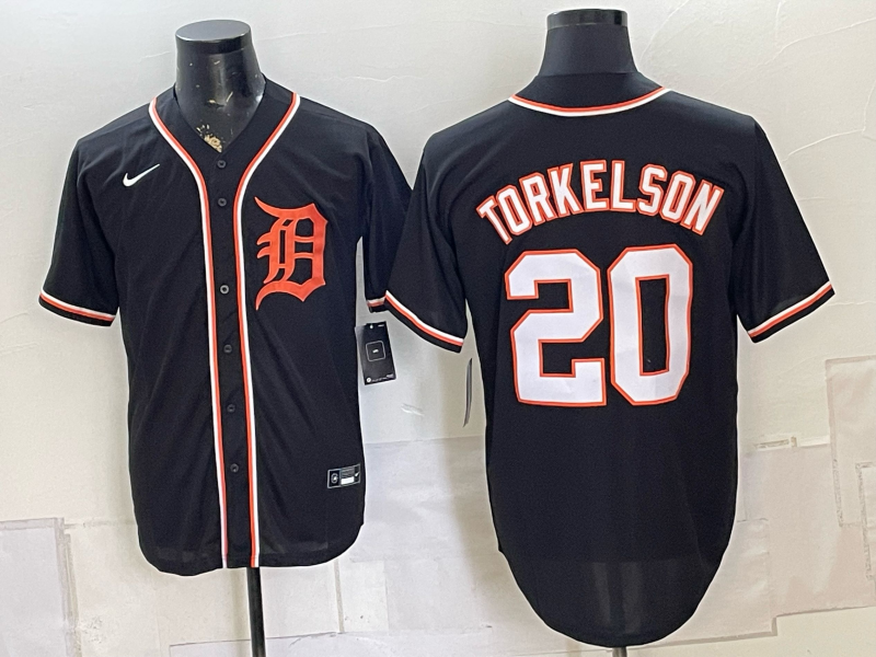 Men Detroit Tigers #20 Torkelson black Nike 2026 MLB Jersey 0825002->detroit tigers->MLB Jersey